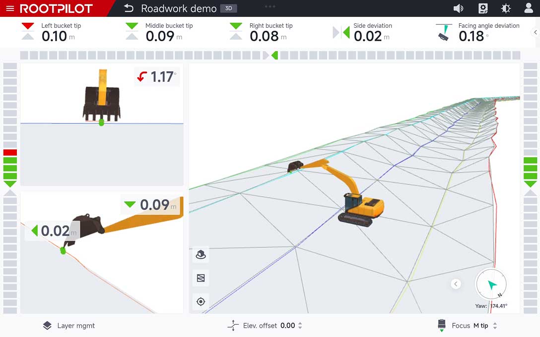 ROOTPILOT 3D Machine Control System for Earthwork | ROOTPILOT MC
